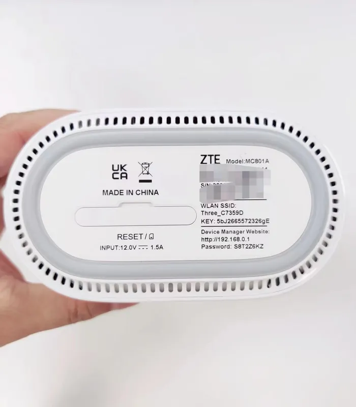 مودم روتر رومیزی سیمکارتی ZTE MC801A 5G\TDLTE\4G با جعبه - نو - Image 5