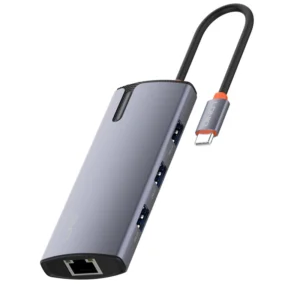 هاب 6 پورت تایپ سی الدینیو مدل DS-16U ( اورجینال ) تبدیل لن به تایپ سی 1000