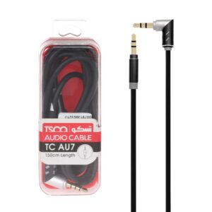 کابل صدا TSCO AUX مدل TC AU7 طول یک و نیم متر - مشکی (گارانتی 12 ماهه TSCO)