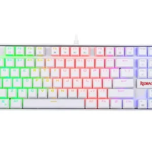 کیبورد مکانیکی ردراگون مدل Redragon Kumara K552 RGB White سوئیچ قرمز