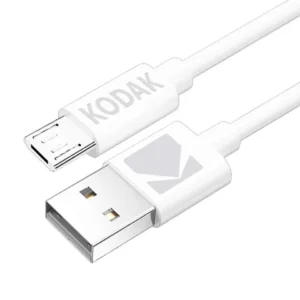 کابل USB به Micro USB کداک مدل KODAK White طول 1 متر