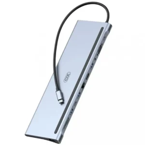 هاب 12 پورت XO Type-C ایکس او مدل XO-HUB010 - نقره ای