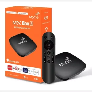 اندروید باکس 4K MX10 5G با اندروید 13 ریموت بلوتوثی