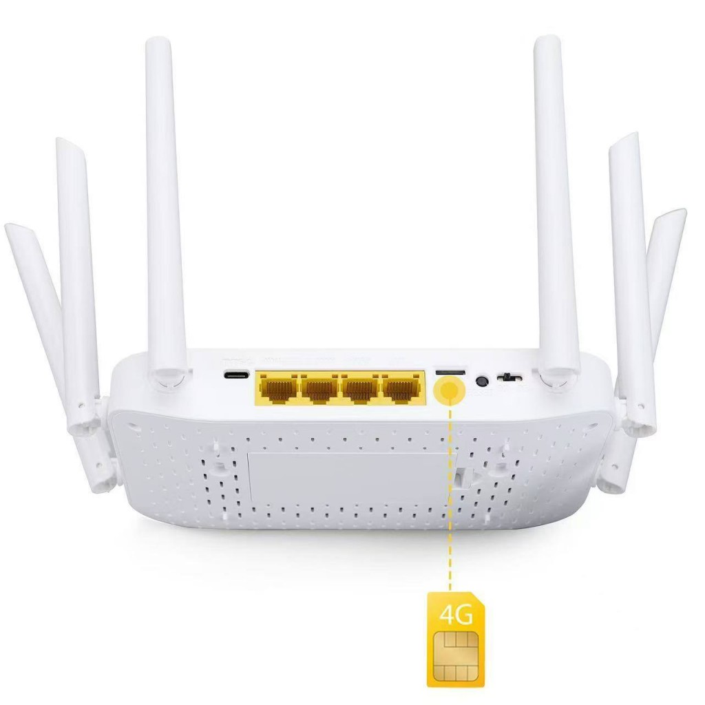 مودم روتر سیمکارتی 4G سی پی لینک مدل CPLink TF-i60 H2 وای فای 6 پلمپ آنلاک
