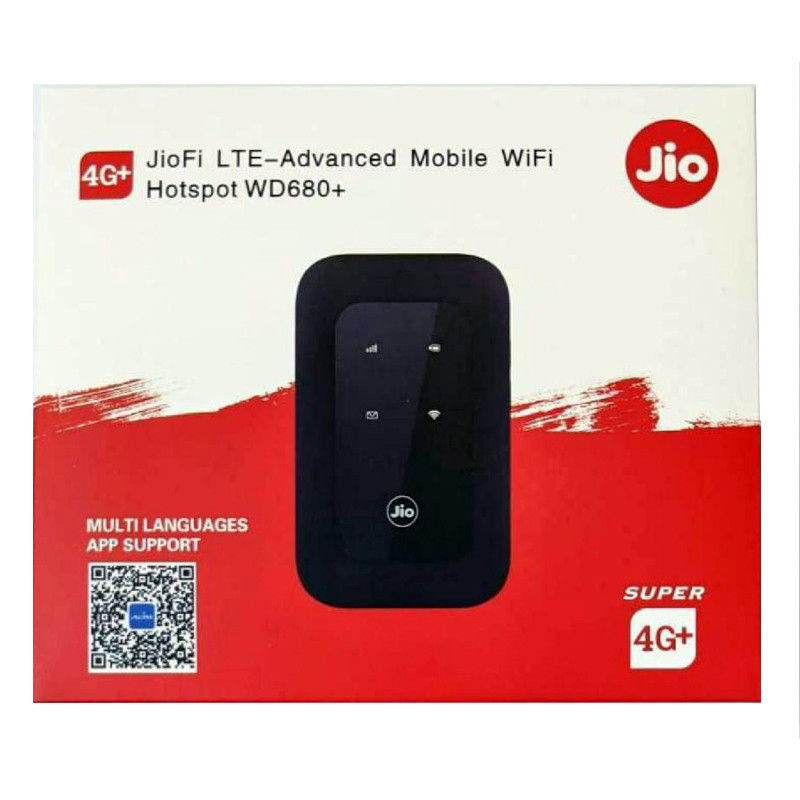 مودم جیبی سیم کارتی 3G/4G جی یو مدل WD680+ Jio پلمپ
