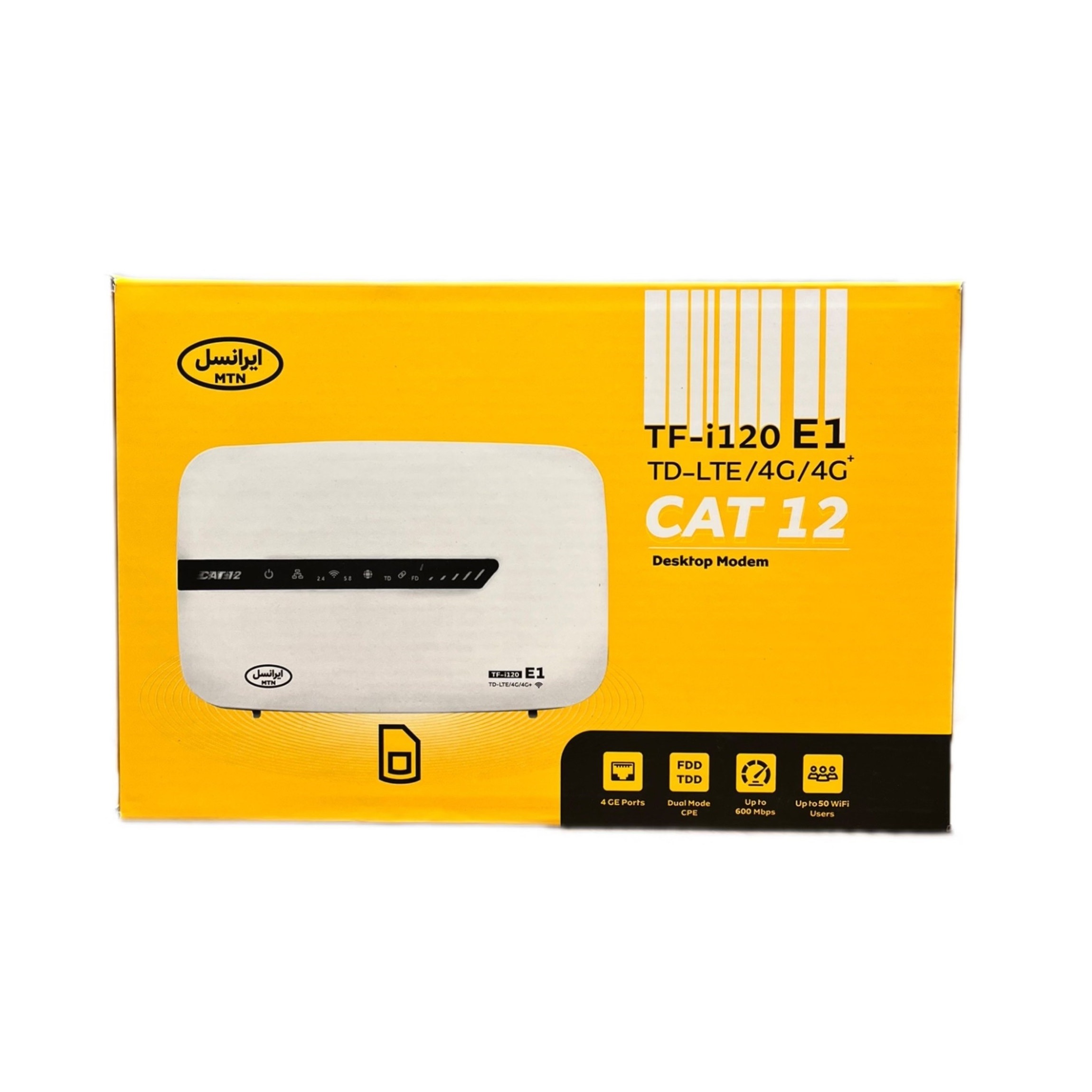 مودم ایرانسل 4G/TDLTE مدل TF-i120 E1 آنلاک