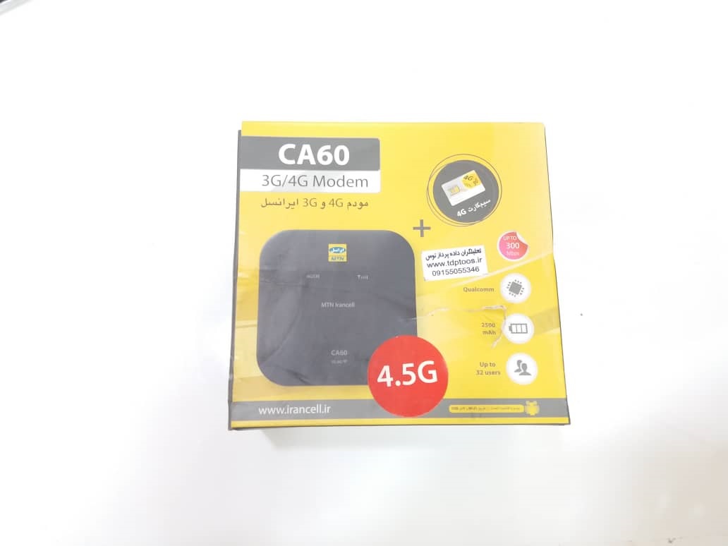 مودم 4G قابل حمل ایرانسل مدل CA60 آنلاک