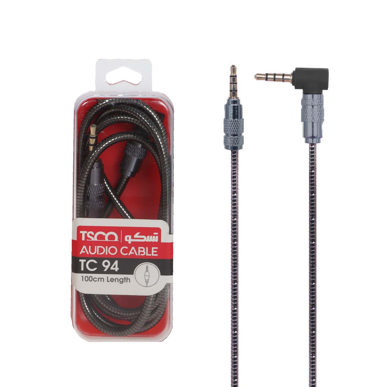 کابل صدا TSCO AUX مدل TC 94 - مشکی