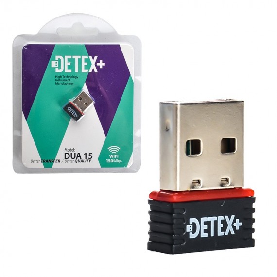 دانگل شبکه وای فای (Wi-Fi) دیتکس پلاس (+DETEX) مدل DUA-15