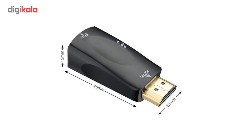 مبدل HDMI به VGA و صدا مدل HD adaptor - برند Abtin - نمای 4