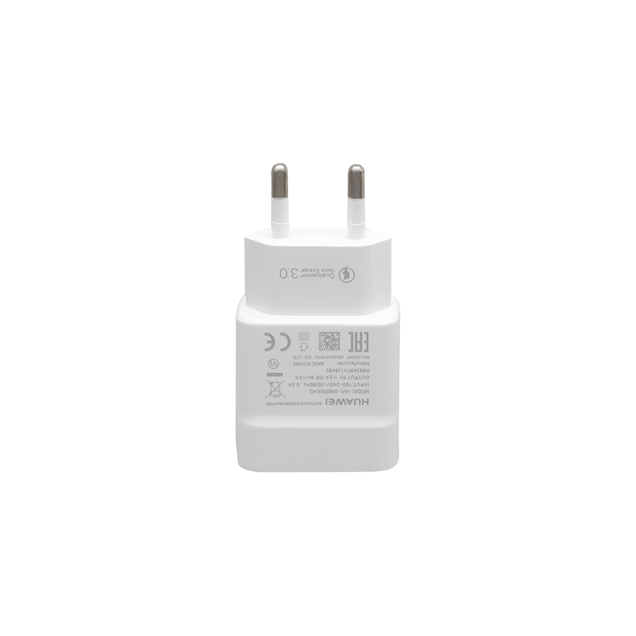 شارژر دیواری فست تک پورت HUAWEI مدل 4.5A/5V بدون کابل شارژ - سفید - نمای 2