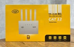 جعبه مودم ایرانسل TF-i120 B1 با رده سرعت Cat 12