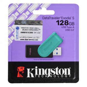 فلش کینگستون (Kingston) مدل 128GB Exodia S DTXS USB 3.2 گارانتی آسان سرویس