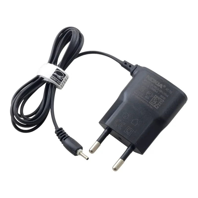 شارژر دیواری 5V 800mA طرح نوکیا سرفیش سوزنی مدل AC-15E
