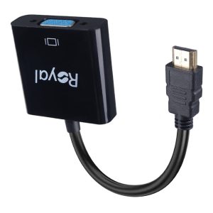 مبدل HDMI به VGA رویال ROYAL با خروجی صدا